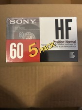 Sony HF60 Type i IECi Audio Cassette - Pack Of 5 New & Unopened