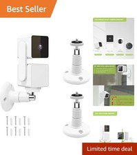Versatile Dual Wall Mount for Wyze Cam Pan V3  Compatible Cameras, Easy Install