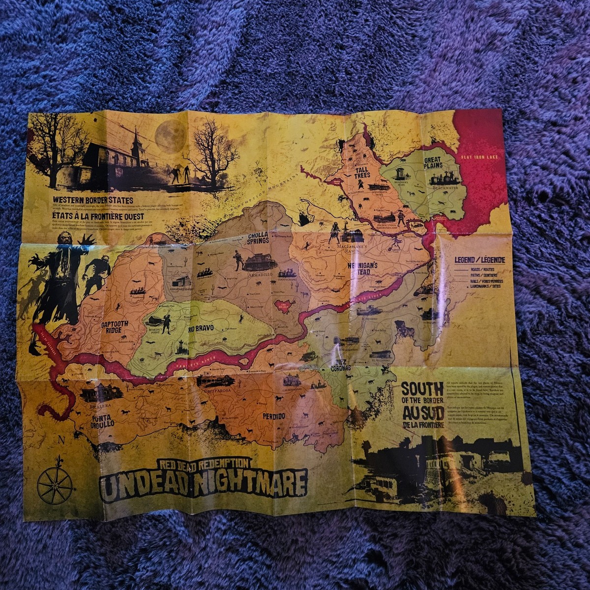 Red Dead Redemption Undead Nightmare | Poster / Map | eBay