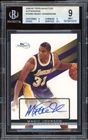 Magic Johnson Card 2008-09 Topps Signature Autographs #tsamj BGS 9