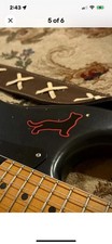 David Gilmour Black Cat Guitar Decal Sticker Red Pink Floyd The Wall Dark side