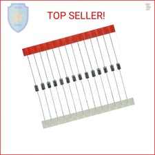 (100 Pcs) 1N4001 Rectifier Diode, 50V 1A DO-41 Electronic Silicon Doorbell Diode