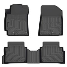 For 2019-2024 Kia Forte Front Rear Floor Mats Carpet Black New