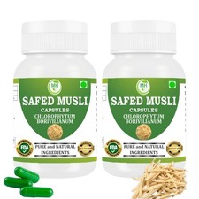 Chlorophytum Borivilianum Safed Musli 120 Capsule, Improves Strength  Stamina