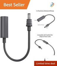 Durable 18CM Female to Male Starlink Mini Extension Cable - 100W Power Support