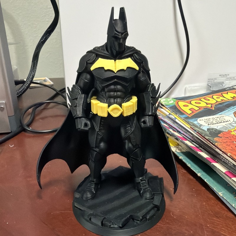 7 in 3d Printed Batman Statue From DC
