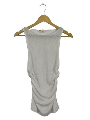 PULL & BEAR Stricktop Damen Top Gr. DE 36 hellgrau Elegant