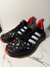 Adidas FortaRun 2.0 Mickey Core Black Shoes Youth Boys' Size 4