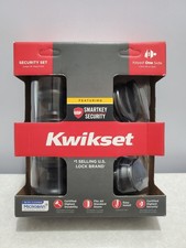Kwikset Keyed Entry Door Knob Deadbolt Combo, Venetian Bronze, Juno 99910-035