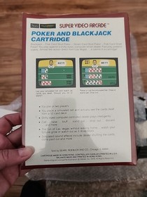 Intellivision Sears Tele-Games Center Super Video Arcade Opened Box Sealed Game