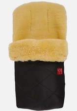 Kaiser Lammfell Fußsack Natura schwarz Winterfußsack ‎85 x 45 x 10 Kinderwagen