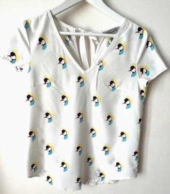TOP été It Hippie taille S NEUF motif oiseau ! ❤️ - Photo 1/4