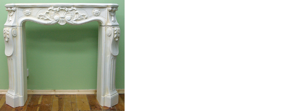 Kamin Dekoration Verkleidung Kamine Dekokamin Deko Wohnzimmer Edles Design 1840-image