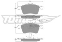 Tomex Brakes Bremsbelagsatz, Scheibenbremse TX 13-911 FüR VW