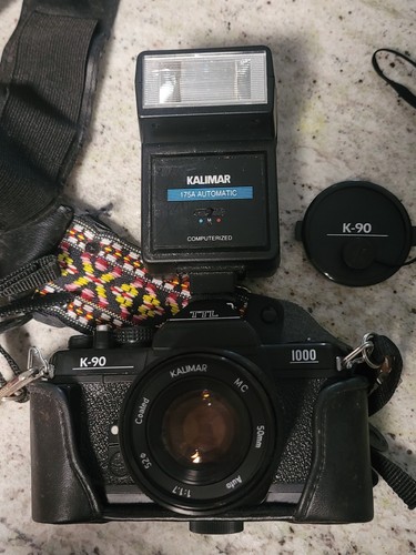 Kalimar K 90 1000 TTL 35mm Film SLR Camera Body Bundle Vintage EBay kalimar-k-90-1000-ttl-35mm-film-slr-camera-body-bundle-vintage-ebay