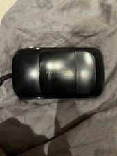 Olympus  mju II 115 VF Point  Shoot 35mm Film Camera Black Japan Used