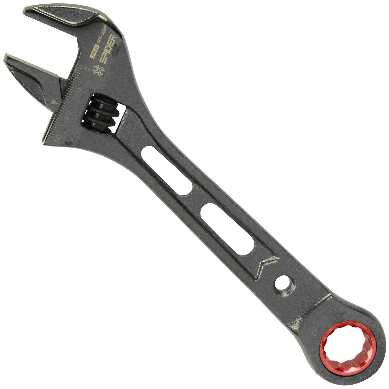 Japan NEW SK11 Gear Wide Monkey Wrench SPIDER 30mm with 17mm Ratchet SPD-30GM
