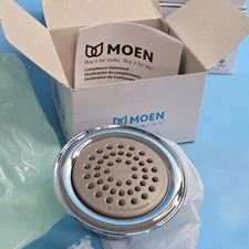 💲 Moen 6313 Single-Function 4" Shower Head 1.5 GPM - Chrome  $42