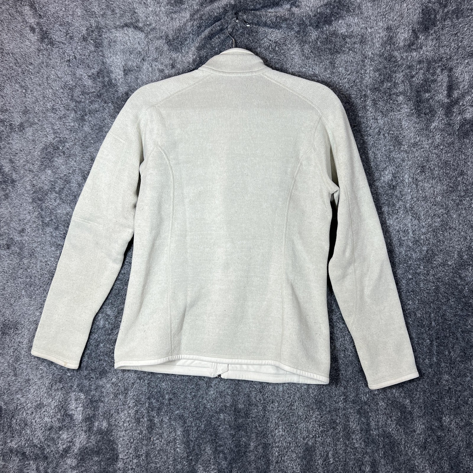 Patagonia Better Sweater Jacket Womens Medium White Fleece Full Zip Outdoor thumbnail 2