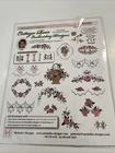Michelle’s Designs Cottage Rose Sewing Machine Embroidery CD #3732D Pattern
