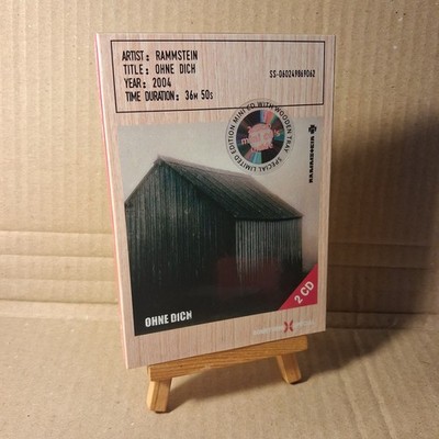 Rammstein - Ohne Dich (Single) (Wood Box, 2xMini-CD) Sealed!