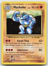 Machoke 58/108 Evolutions Pokemon Lightly Played