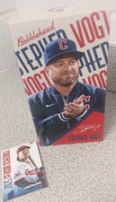 STEPHEN VOGT Cleveland Bobblehead 7-19-2025 SGA + Pocket Schedule...Nice!!!!!