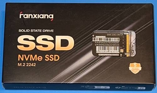 Fanxiang S505 M.2 2242 1TB NVMe SSD PCle 3.0 Internal - 第 1/2 張圖片
