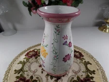 Laura Ashley Home Décor Vase FTD Floral Flower Vase Pink White Yellow Purple 