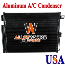 For 2010-2021 Jeep Grand Cherokee & 2011-2022 Dodge Durango A/C Condenser ALLOY
