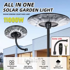 NEW Outdoor Solar Street Light Sensor Light Commercial Dusk to Dawn Street Light