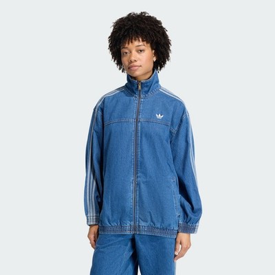adidas women FIREBIRD ADILENIUM TRACK TOP DENIM