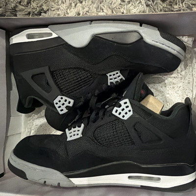 Jordan Air Jordan 4 Retro SE Black Canvas Black/White/Fire Red DH7138-006