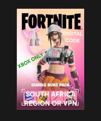 Fortnite - cuddle buns pack  +  1500 VBUCKS  (XBOX) SOUTH AFRICA VPN 