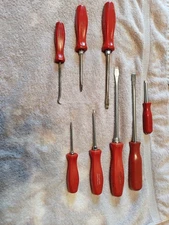 Snap On Red Hard Handle Set