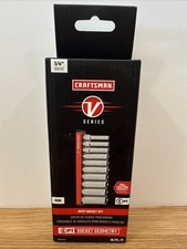 Craftsman V Series 14 Drive 10 Piece 6 Point Metric Deep Socket Set Cmmt17515v Craftsman V Series 14 Drive 10 Piece 6 Point Metric Deep Socket Set Cmmt17515v