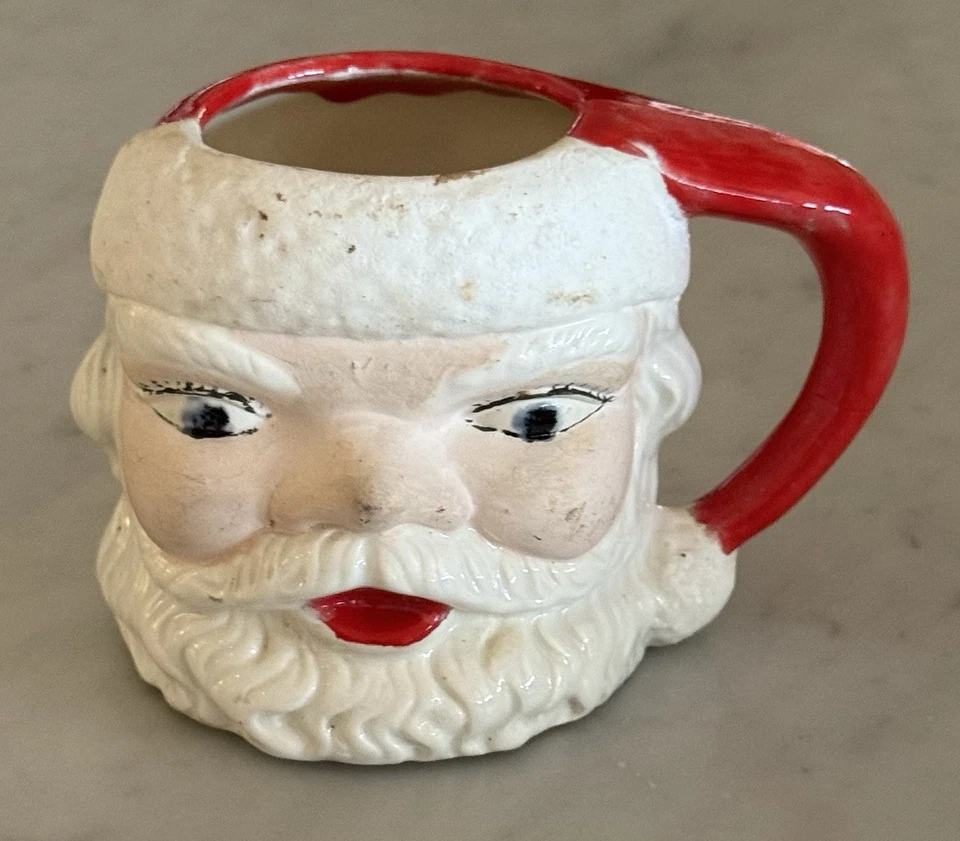 Taza Navidad Papá Noel aficionado molde holandés vintage años 50 Foto 2 de 4