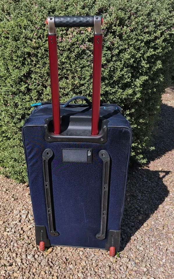 Bolsa de viaje The North Face Base Camp Voyager 29 roller azul marino equipo Foto 3 de 4