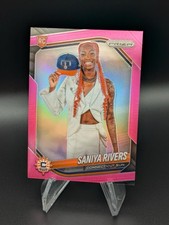 2025 WNBA Panini Prizm Saniya Rivers Rookie Variation Pink /175