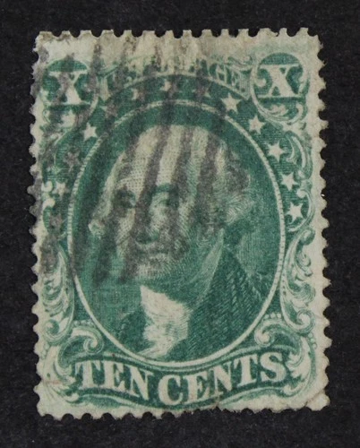 CKStamps: US Stamps Collection Scott#33 10c Washington Used CV$220