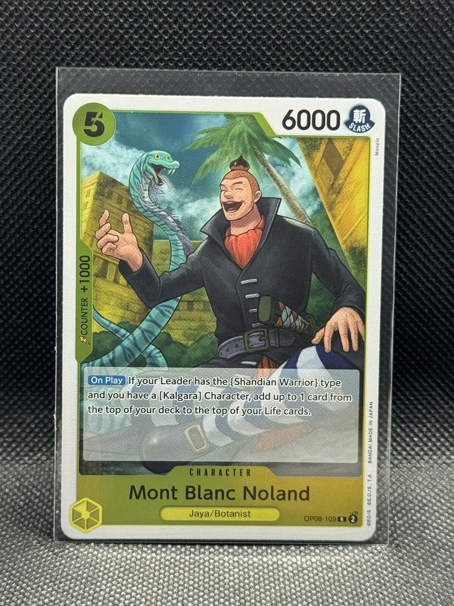 Mont Blanc Noland OP08-109 Rare English Two Legends One Piece TCG