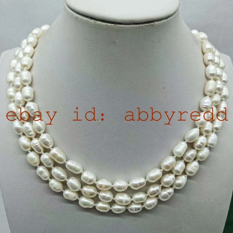 Freshwater pearl necklace ebay clearance