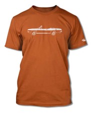 1968 Plymouth Barracuda Convertible T-shirt - Men - Side View 1968 Plymouth Barracuda Convertible T-shirt - Men - Side View