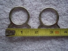 Bridle Nose Band Ring pair, Nickle plated