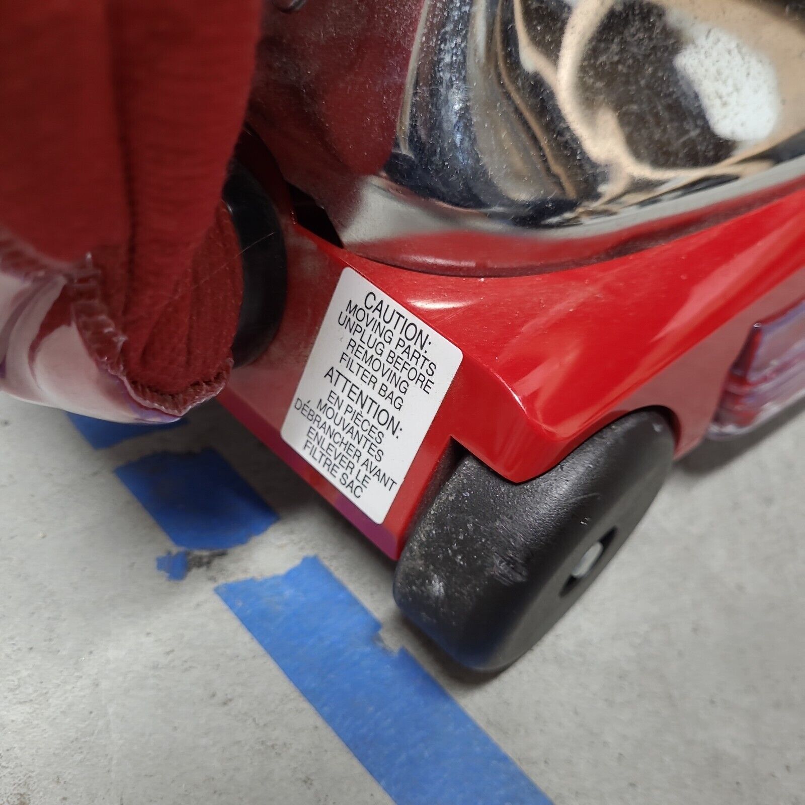 Sanitaire Commercial Vacuum Cleaner Heavy Duty SC899H 16" Wide Red