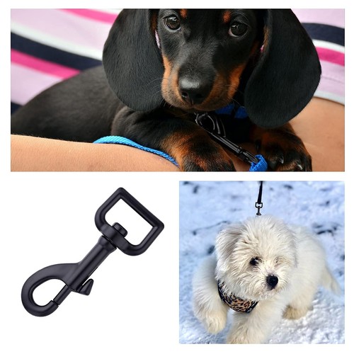 4 Pcs Heavy Duty Swivel Snap Hooks Dog Leash Clips Pet Leash Carabiner Clips - Picture 3 of 6