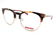 Monture De Lunettes Ducati Marron Or Rouge Unisexe 51Mm Ronde DA1010 403