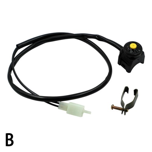 Universal Motorcycle Kill Switch Push Button Horn Starter Dirt Bike ATV UTV Red↔ - Picture 13 of 14