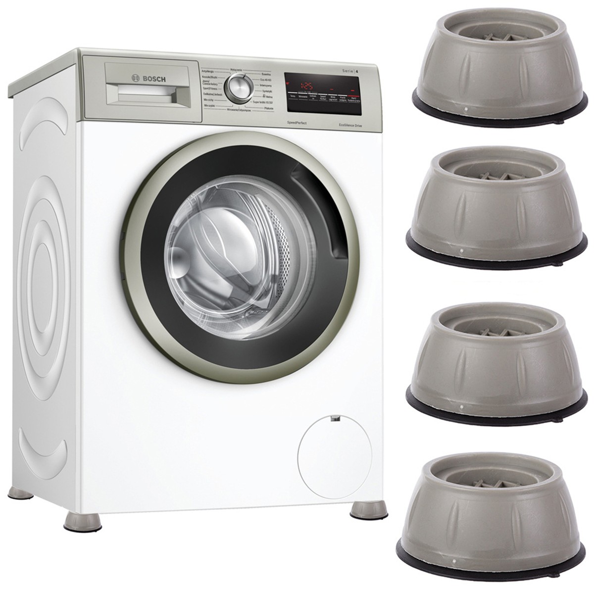 waschmaschine vibration dämpfen Antivibrationsmatte für Waschmaschine Antirutschmatte Vibrationsdämpfer 4er  Set