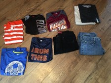 Boys size 10-10/12 12 Husky clothes Lot of 9 Pcs Fall /Winter Some NWT Arizona